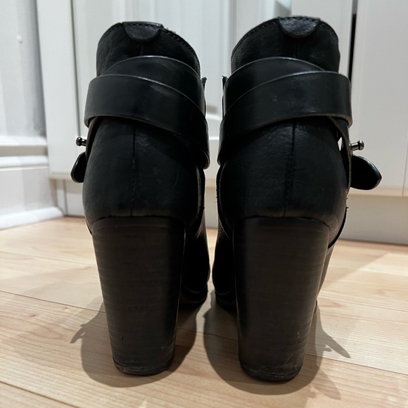 Rag & Bone Harrow Booties in Black - Picture 9 of 12